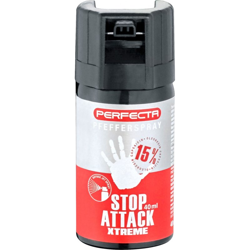 Perfecta Stop Attack XTreme Pfeffer-Spray 40ml aus Freie Waffen